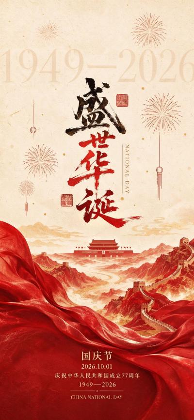 节日壁纸 欢度国庆