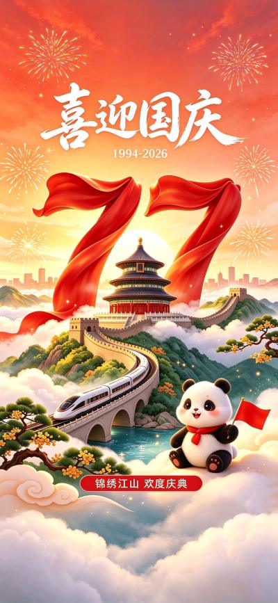 节日壁纸 欢度国庆