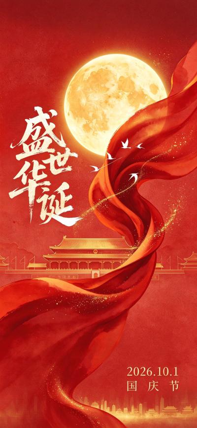 节日壁纸 欢度国庆