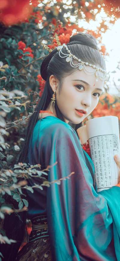 人像壁纸 汉服同袍