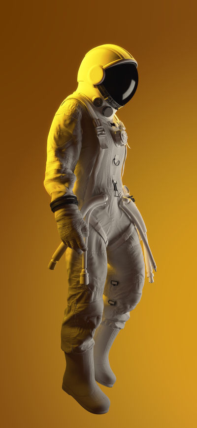 人像壁纸 太空服