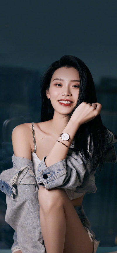 人像壁纸 [2436×1125]超模 维密 奚梦瑶 写真 苹果手机美女壁纸图片