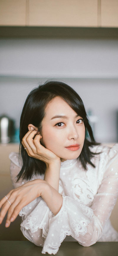 人像壁纸 [2436×1125]宋茜 演员 歌手 明星 苹果手机美女壁纸图片