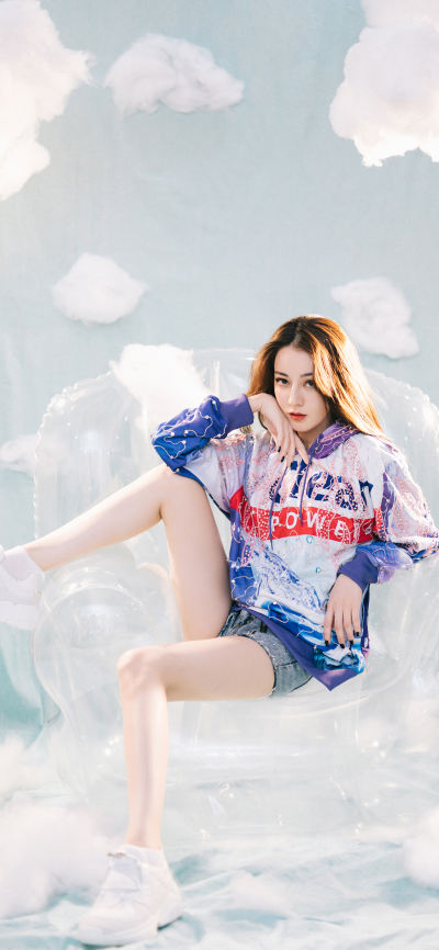 人像壁纸 [2436×1125]艺人 迪丽热巴 演员 女星 苹果手机美女壁纸图片