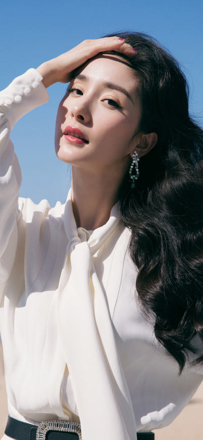 人像壁纸 [2436×1125]杨幂 演员 明星 艺人 幂幂 苹果手机美女壁纸图片