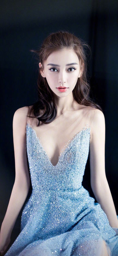 人像壁纸 [2436×1125]Angelababy 杨颖 杨颖 艺人 苹果手机美女壁纸图片
