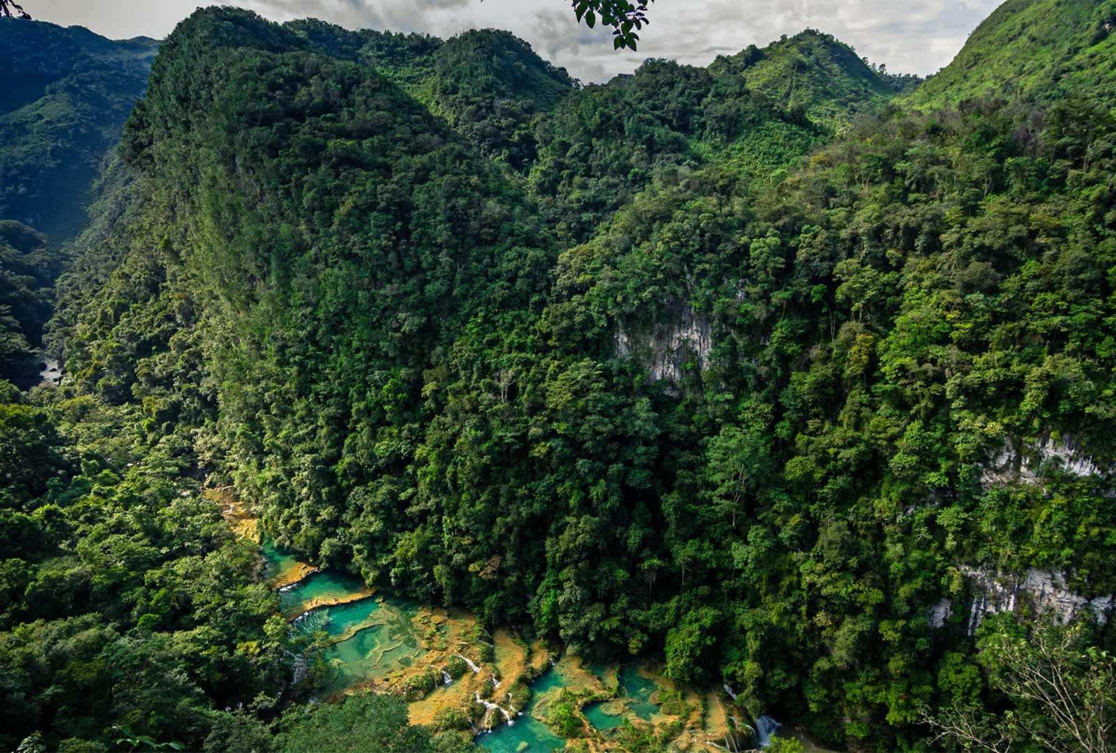 必应壁纸 2020年1月29日 Semuc Champey自然公园，危地马拉