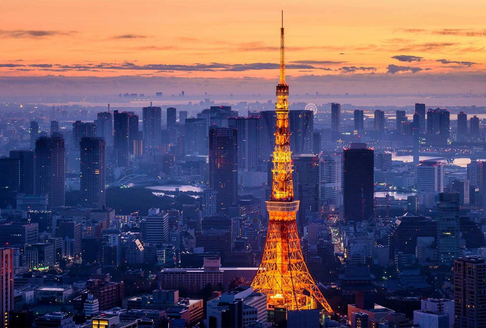 必应壁纸 2021年7月23日 东京塔，日本东京都港区