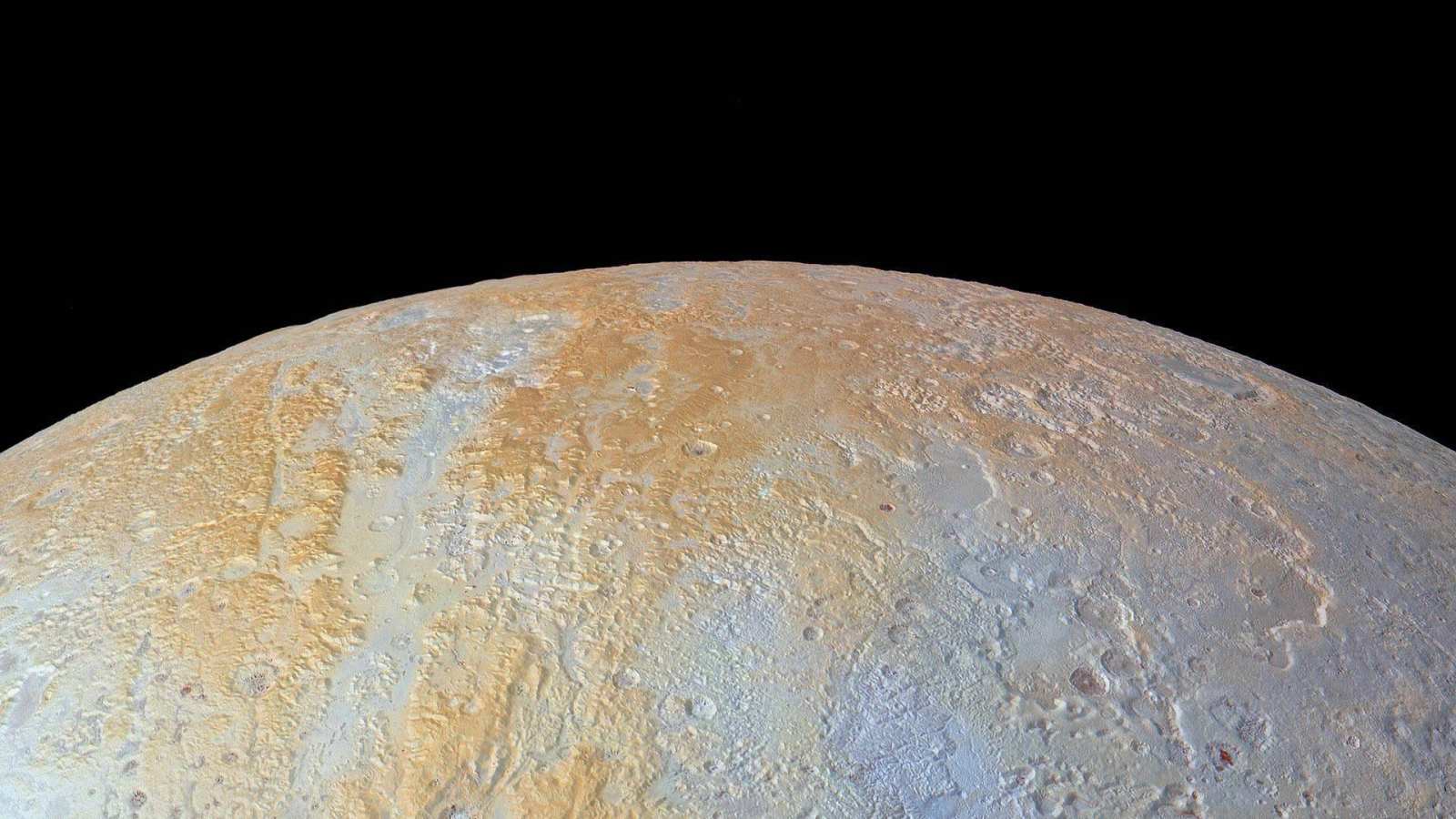必应壁纸 2017年12月14日 冥王星的北极