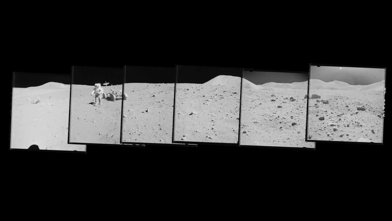 必应壁纸 2018年7月20日 1971年阿波罗15号执行任务时的合成照片
