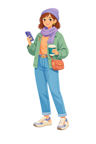 手绘插画头像