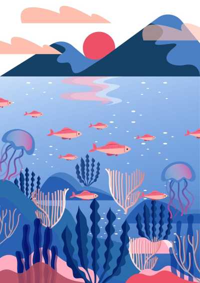 手绘插画头像