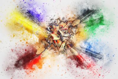 手绘插画头像