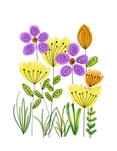 手绘插画头像
