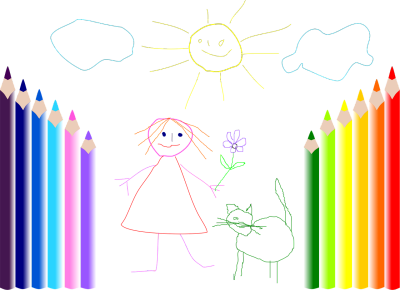 手绘插画头像