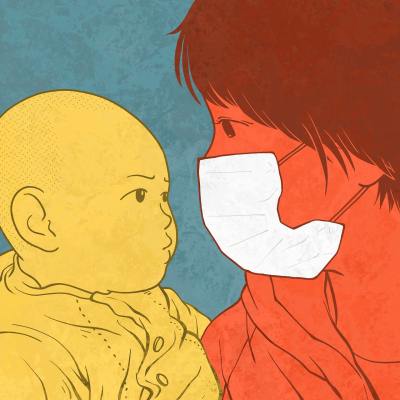 手绘插画头像