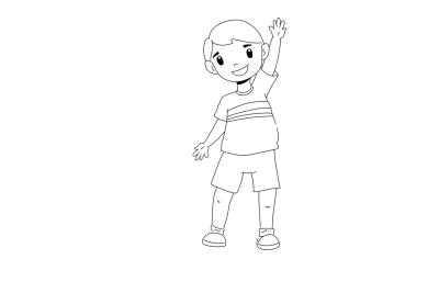 手绘插画头像