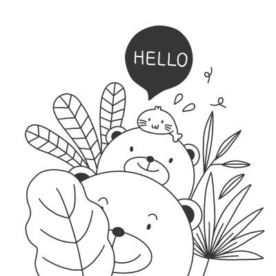 手绘插画头像