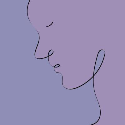 手绘插画头像