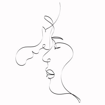 手绘插画头像