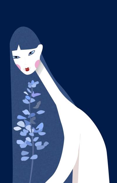 手绘插画头像