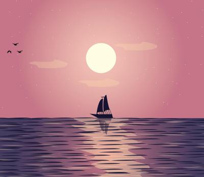 手绘插画头像