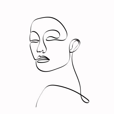 手绘插画头像
