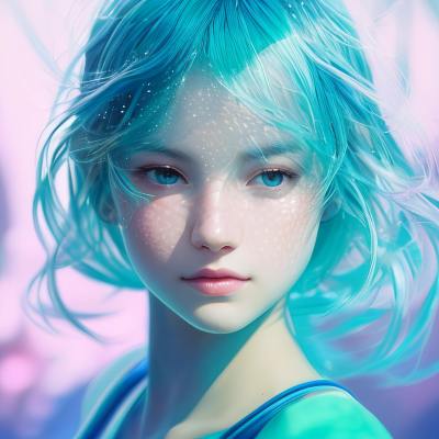 手绘插画头像