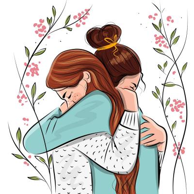 手绘插画头像