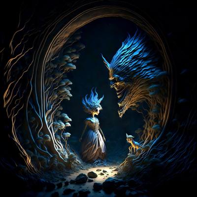 手绘插画头像