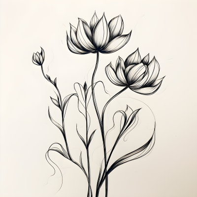 手绘插画头像