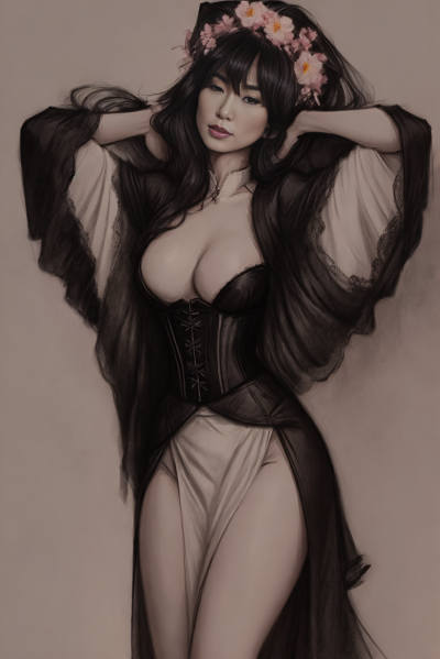 手绘插画头像