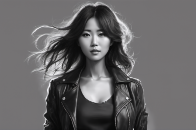 手绘插画头像