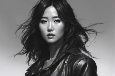 手绘插画头像