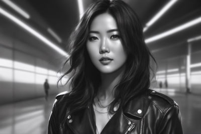 手绘插画头像
