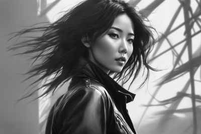 手绘插画头像