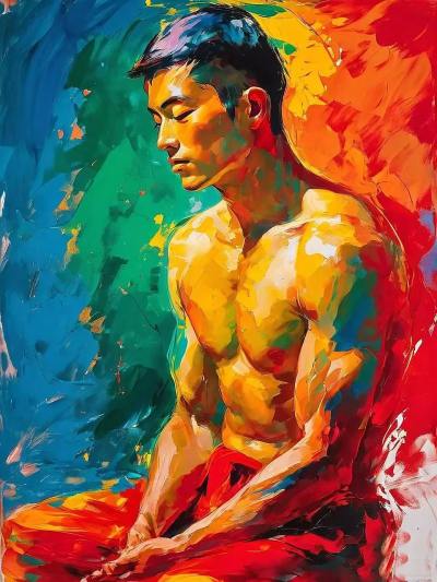 手绘插画头像
