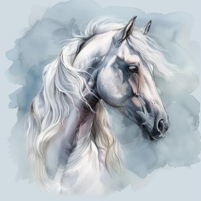 手绘插画头像