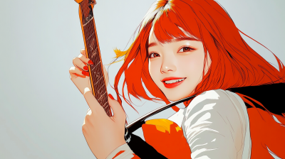 手绘插画头像