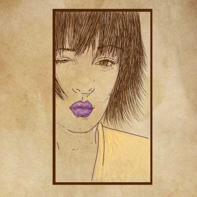 手绘插画头像