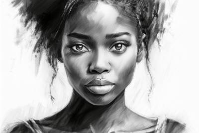 手绘插画头像