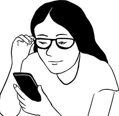手绘插画头像