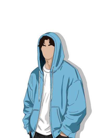 手绘插画头像