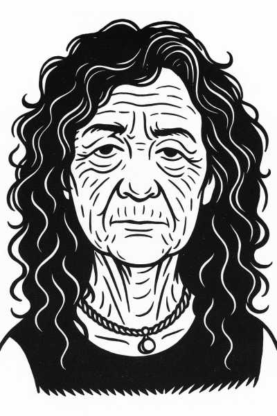 手绘插画头像