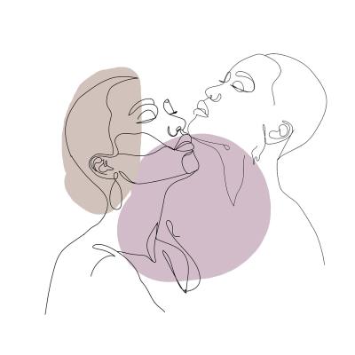 简约线条头像