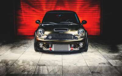 文案背景壁纸 英式经典mini cooper 2/14