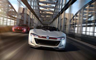 文案背景壁纸 大众GTI Roadster概念车 1/12