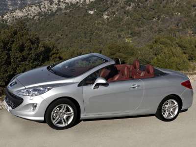 文案背景壁纸 标致敞篷跑车308cc 5/11