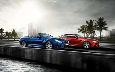文案背景壁纸 BMW宝马M6敞篷跑车 7/9