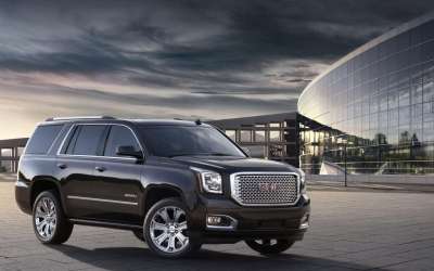 文案背景壁纸 2015款GMC YUKON XL越野车 7/10